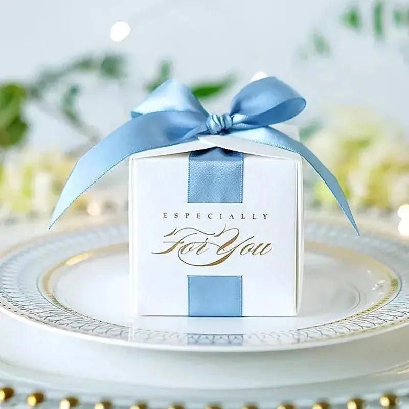 Wedding Favor Gift Box Ribbon Candy Party