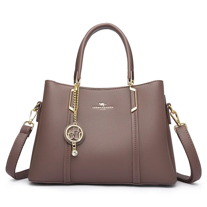Women's Large Capacity PU Leather Tote Bag