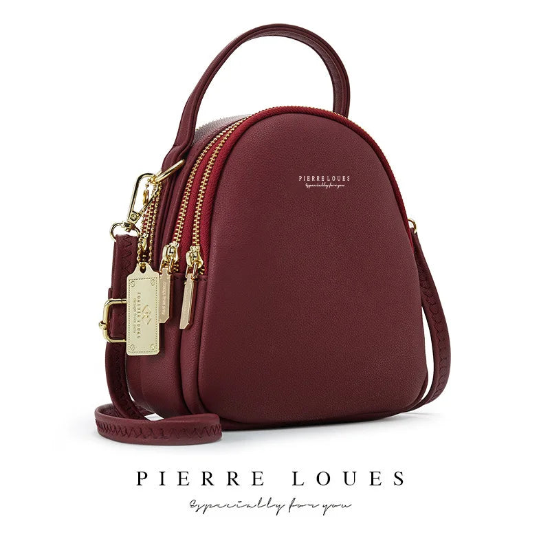Mini Leather Backpack Shoulder