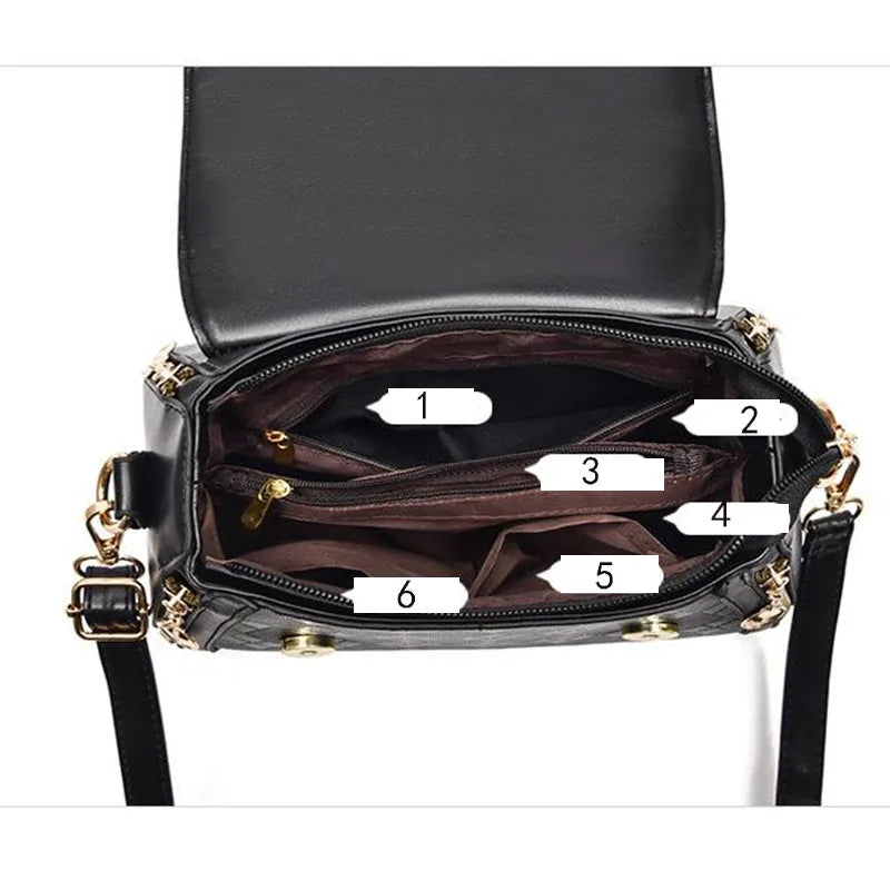 Genuine Leather Bow Bucket Bag