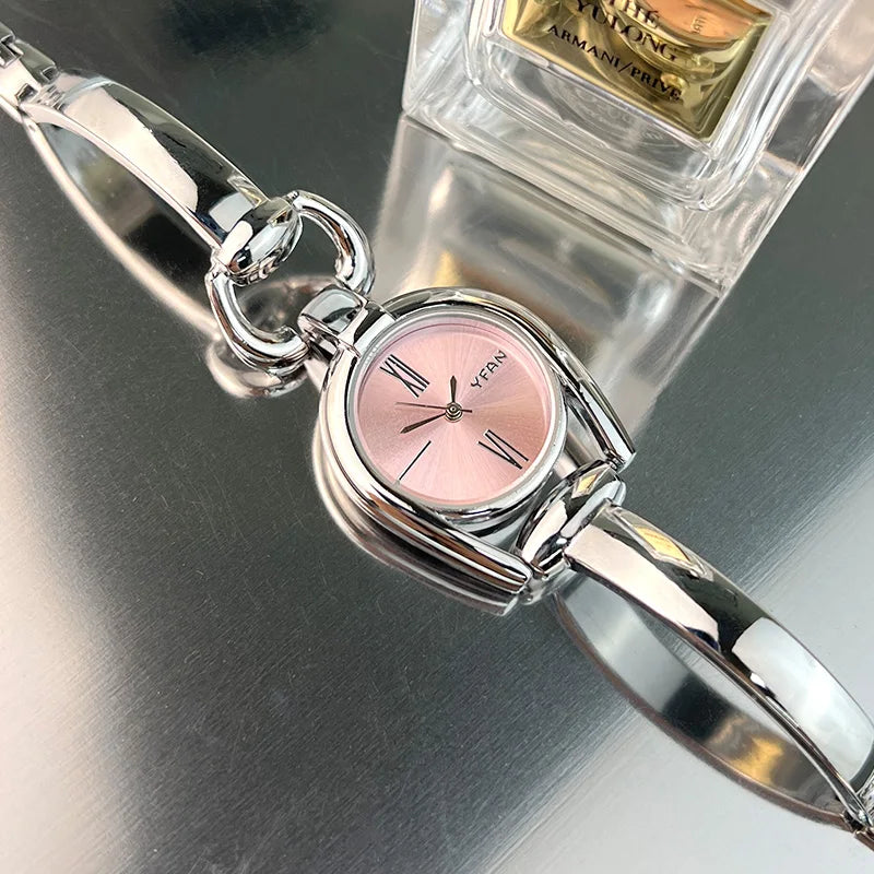 Retro Button Bracelet Watch