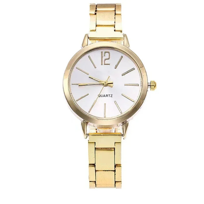 Women's Steel Strap Analog Quartz Watch
