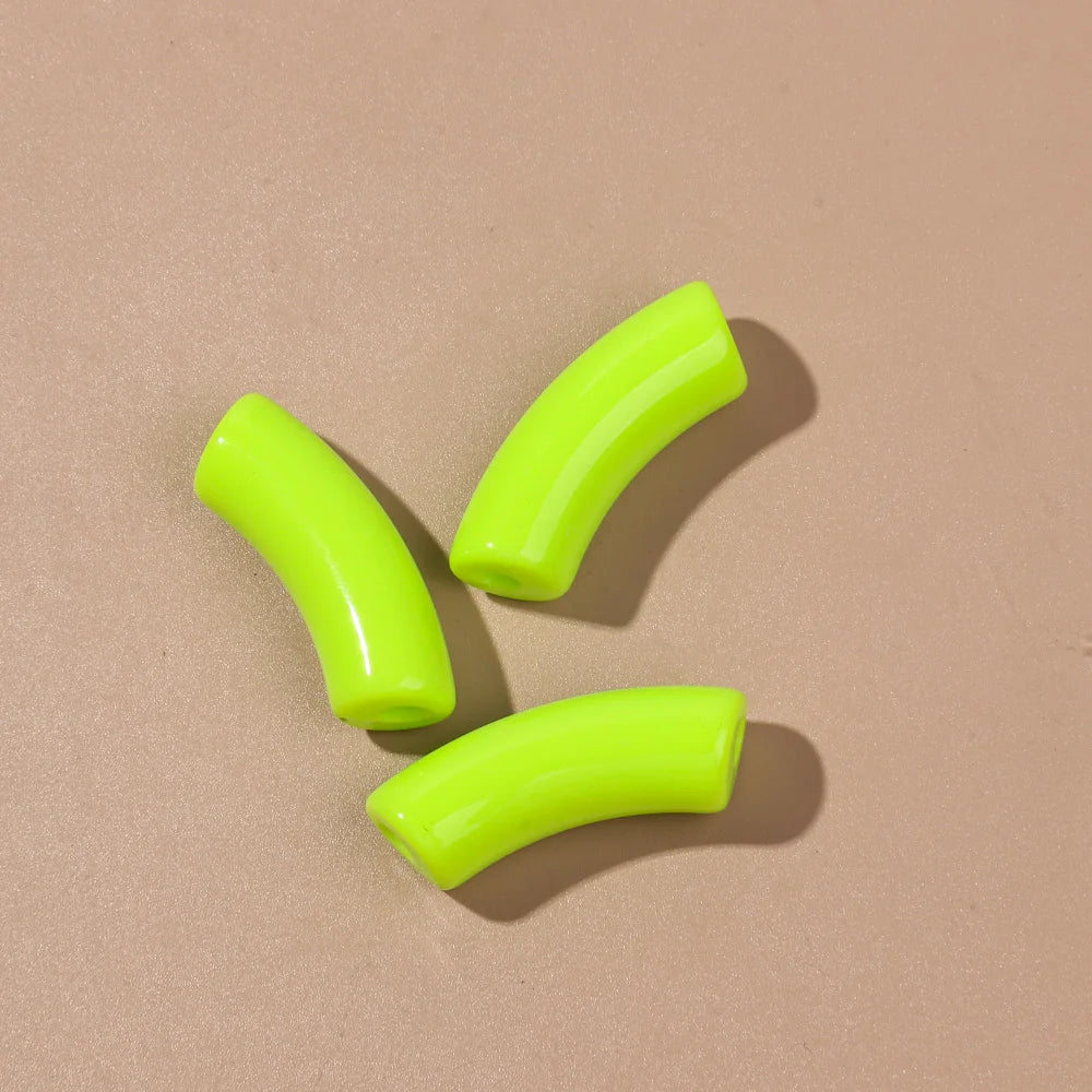 Acrylic Bamboo Tube Bead Set