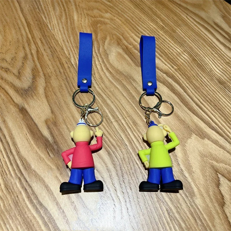 Cartoon Doll Silicone Keychain