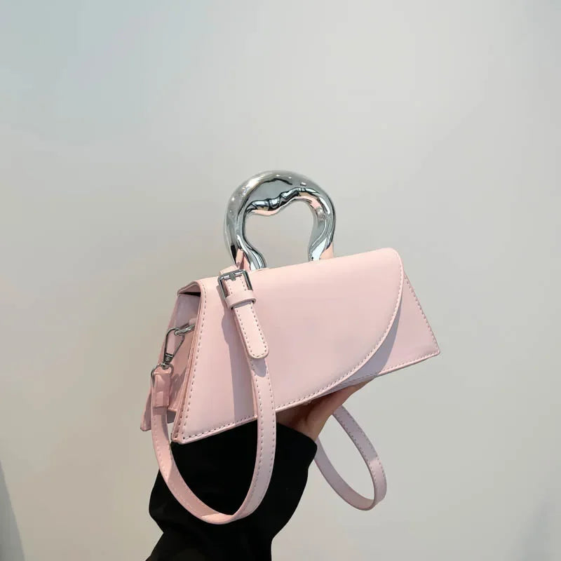 Small PU Leather Tote Bag