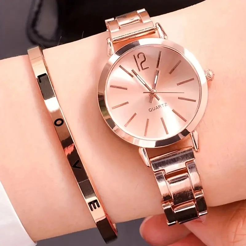 Women's Diamond Rhinestone Quartz Watch