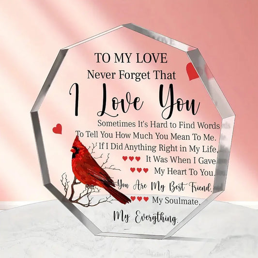 Romantic Acrylic Love Gift Couple Valentine