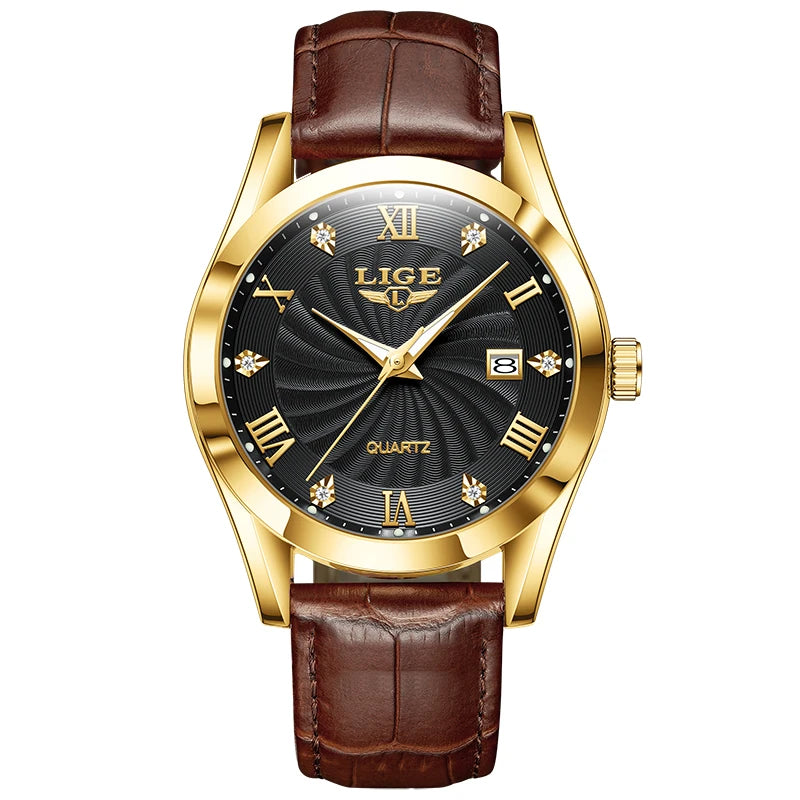 LIGE Men's Military Sport Quartz Watch