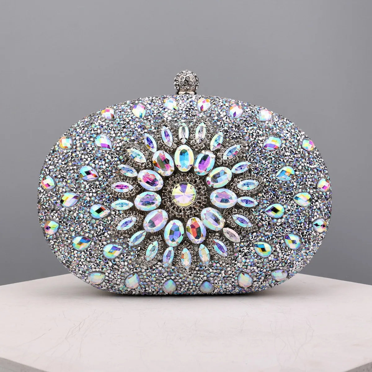 Rhinestone Diamond Evening Clutch