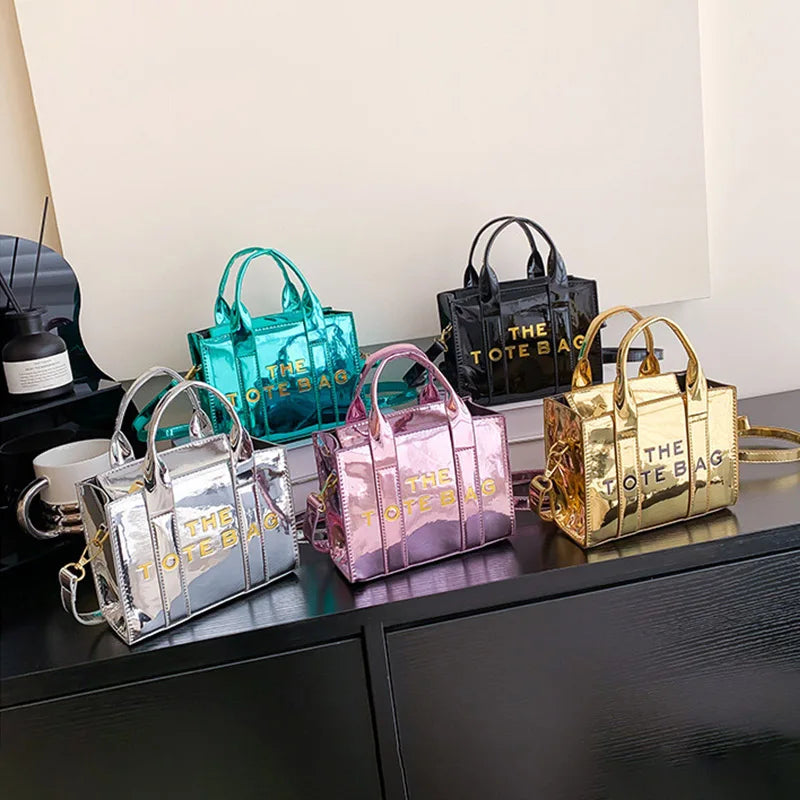 Women's Mini Crossbody Leather Tote Bag