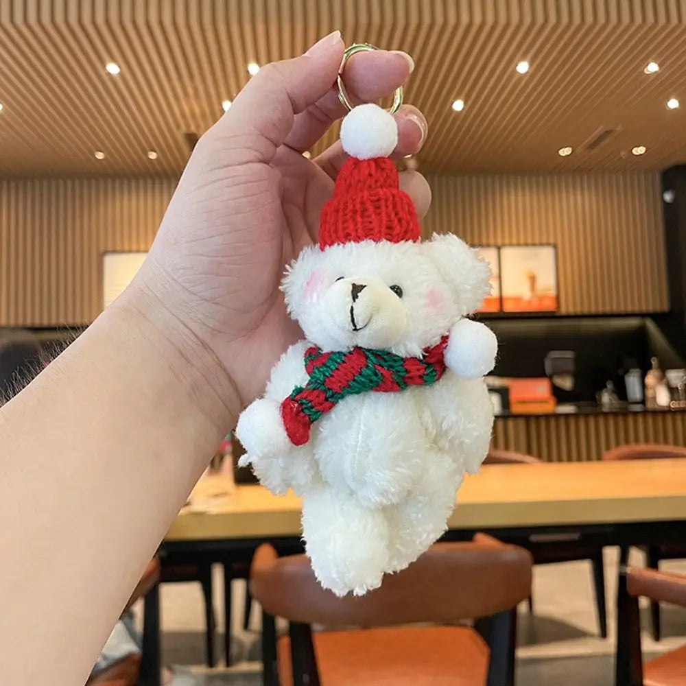 Bear Plush Keychain Car Bag Pendant Gift
