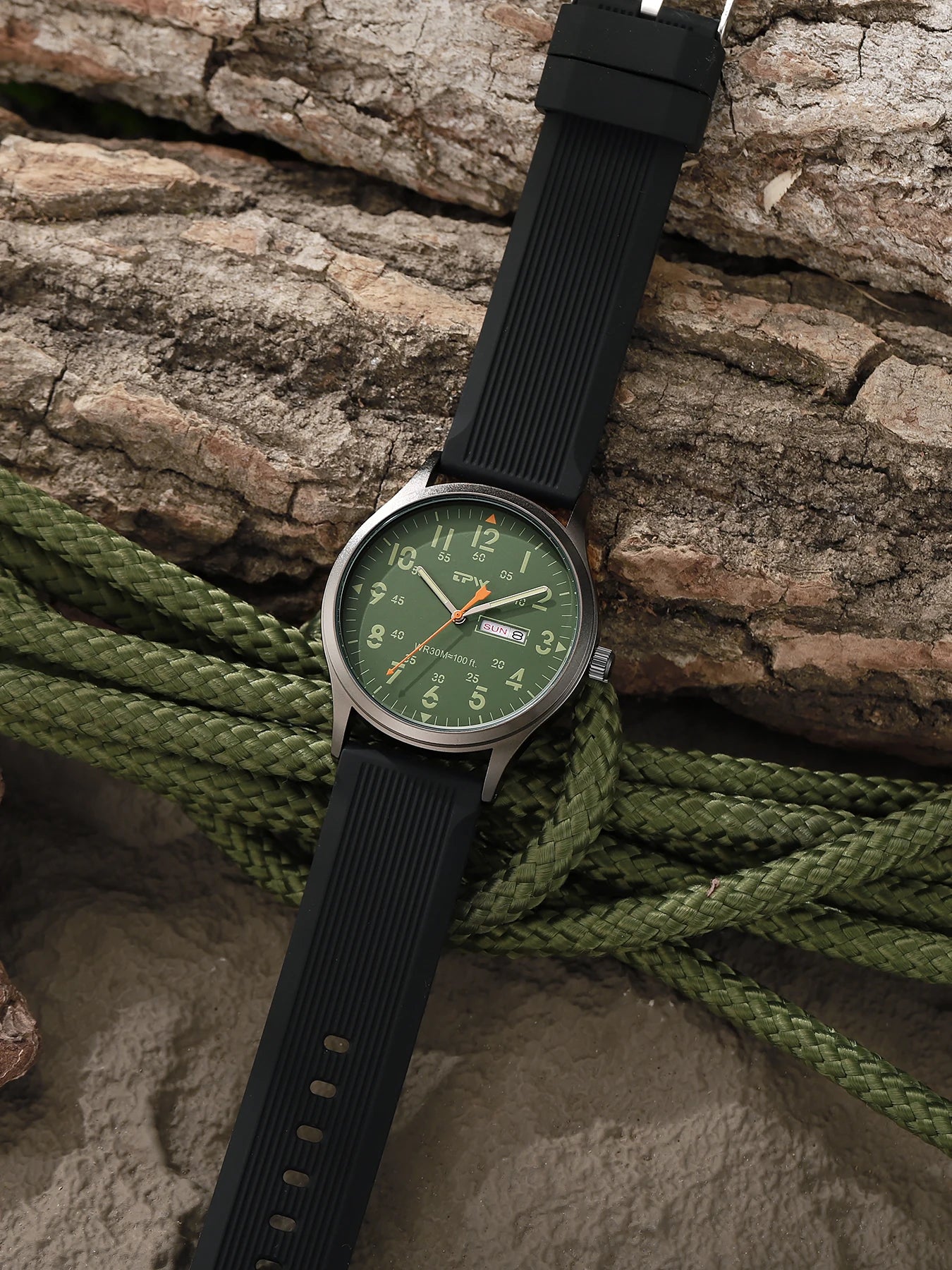 TPW Field Fabric Strap Watch