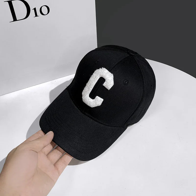 Letter Embroidered Baseball Cap