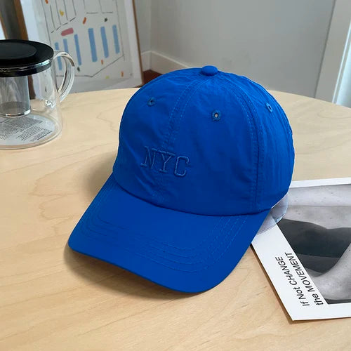 Embroidered Quick-Dry Women Cap