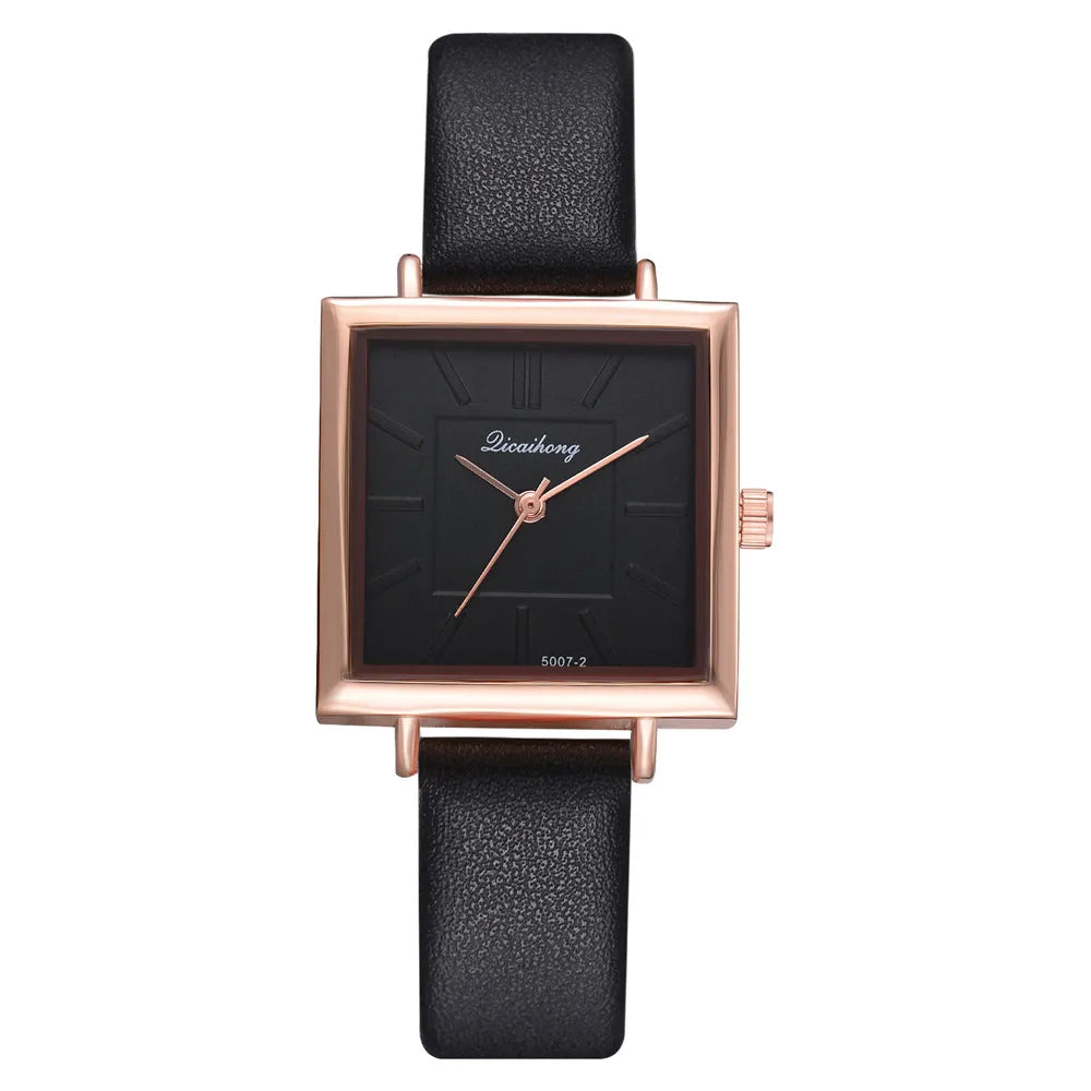 Women's Luxury Leather Digital Watch Casual