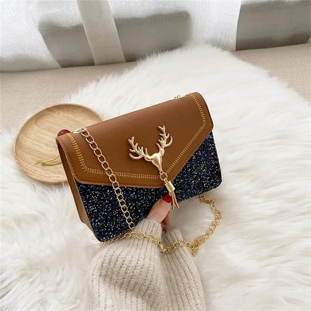 PU Leather Women Shoulder Bag