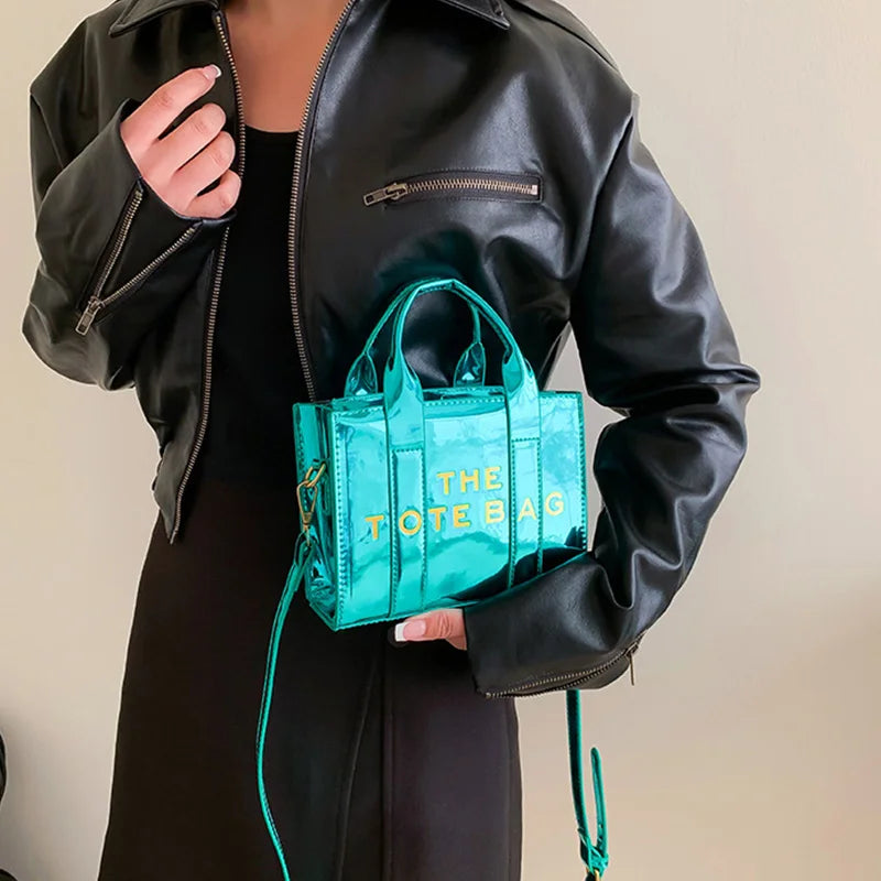 Women's Mini Crossbody Leather Tote Bag