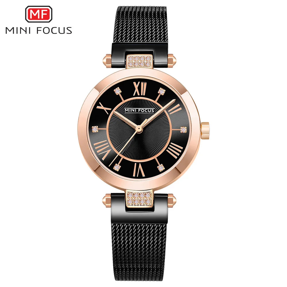 Silver Mesh Belt Ladies Watch