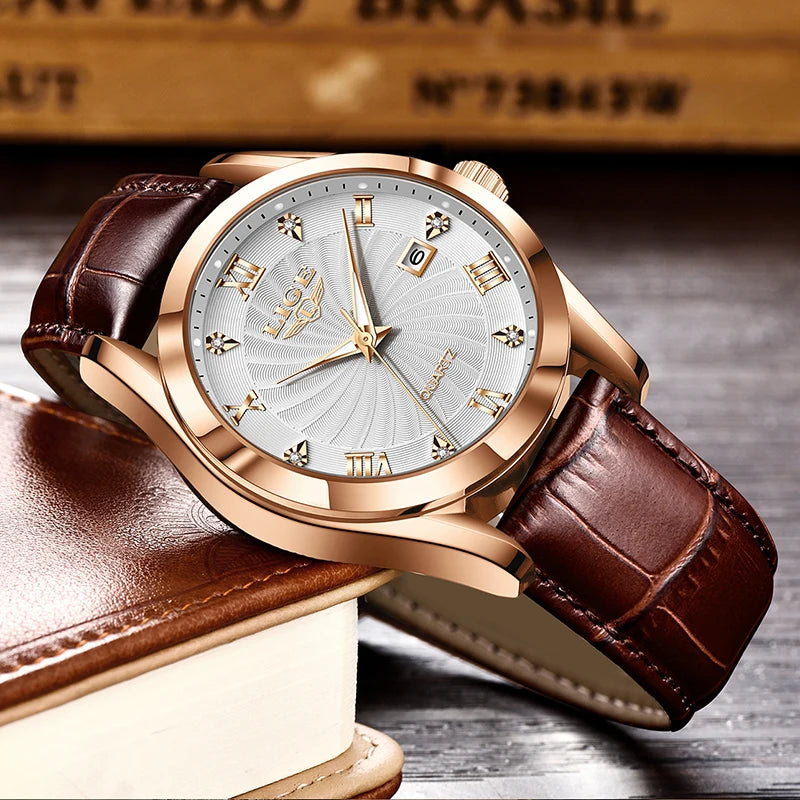 LIGE Men's Military Sport Quartz Watch