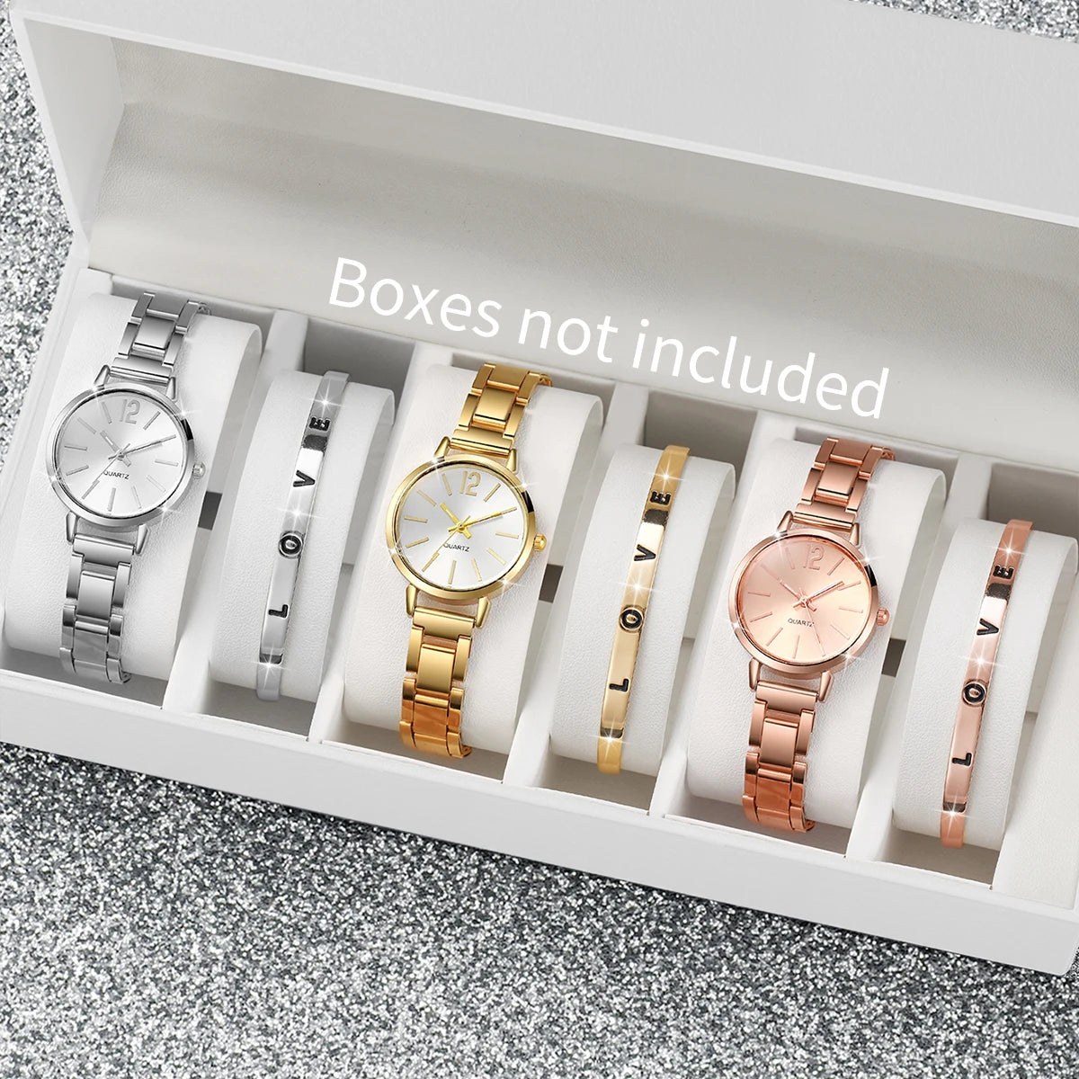 Love Bracelet 2-Piece Watch Set