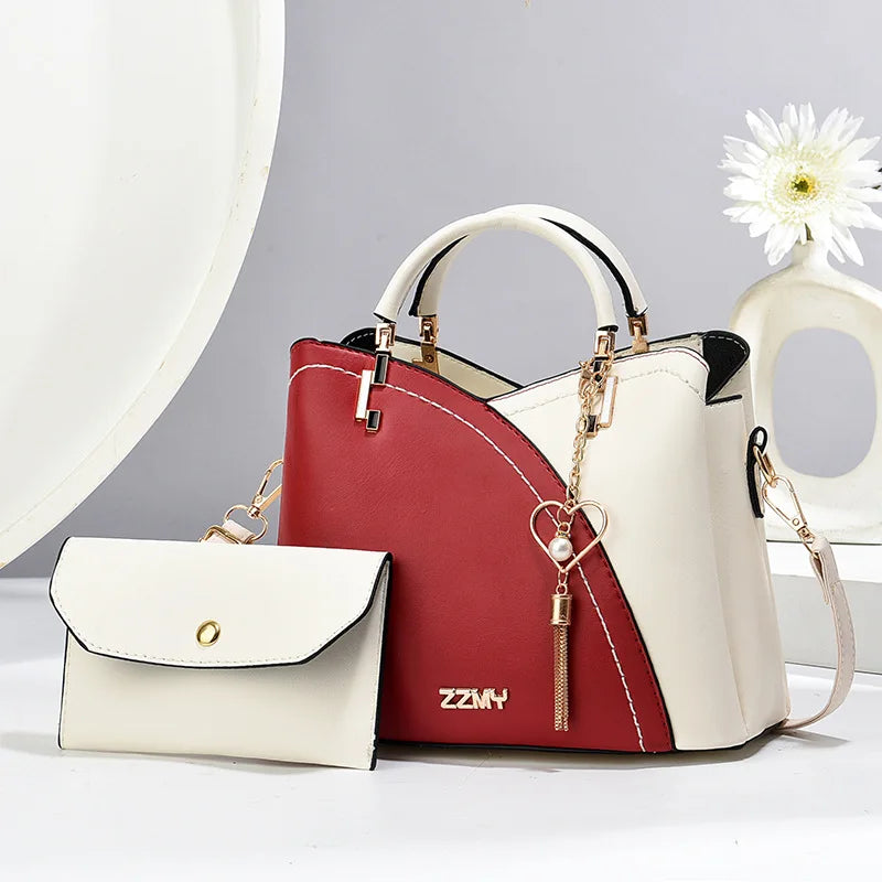 Luxury PU Leather Tote Handbag