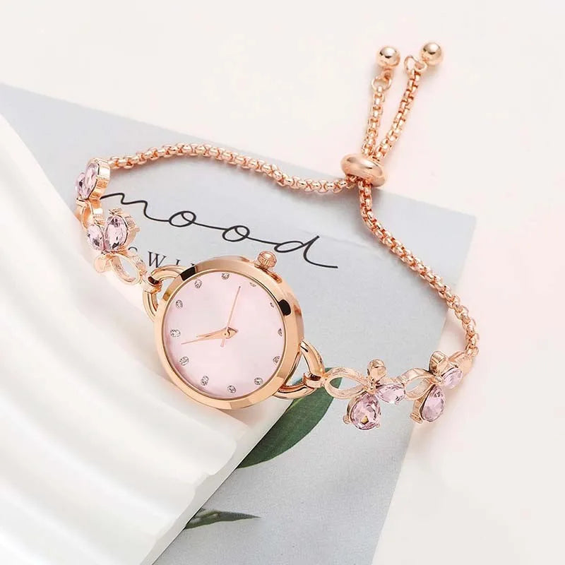 Women's Adjustable Small Dial Retractable Watch