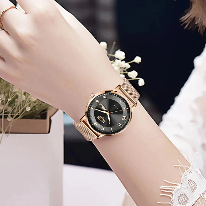 LIGE Steel Women Watch