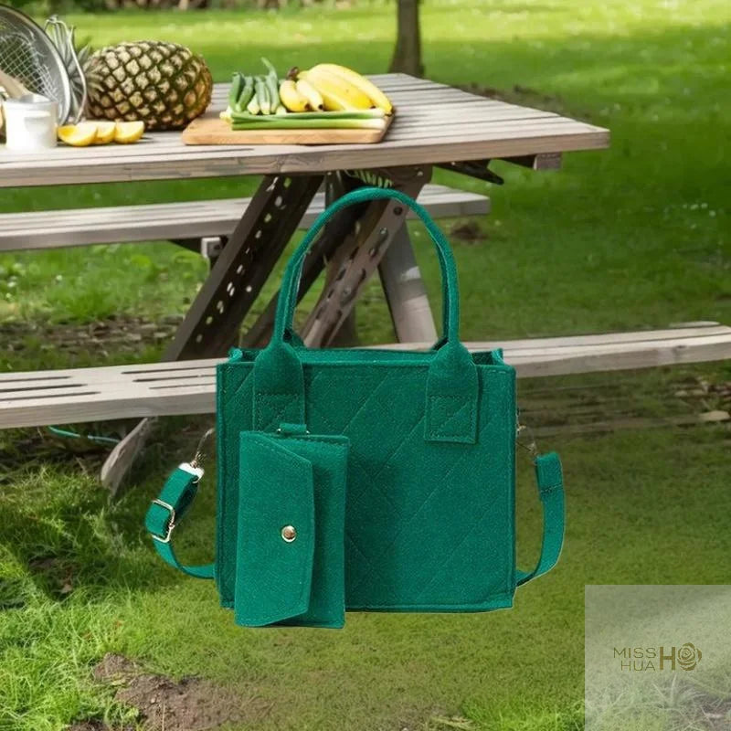 Women's PU Leather 3-Piece Handbag Set