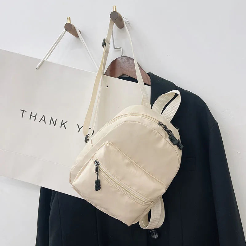 Nylon Mini Women Backpack