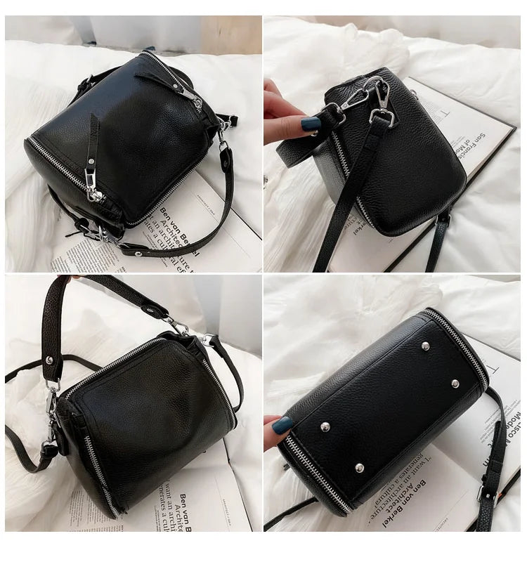 Cowhide Leather Women Tote Bag