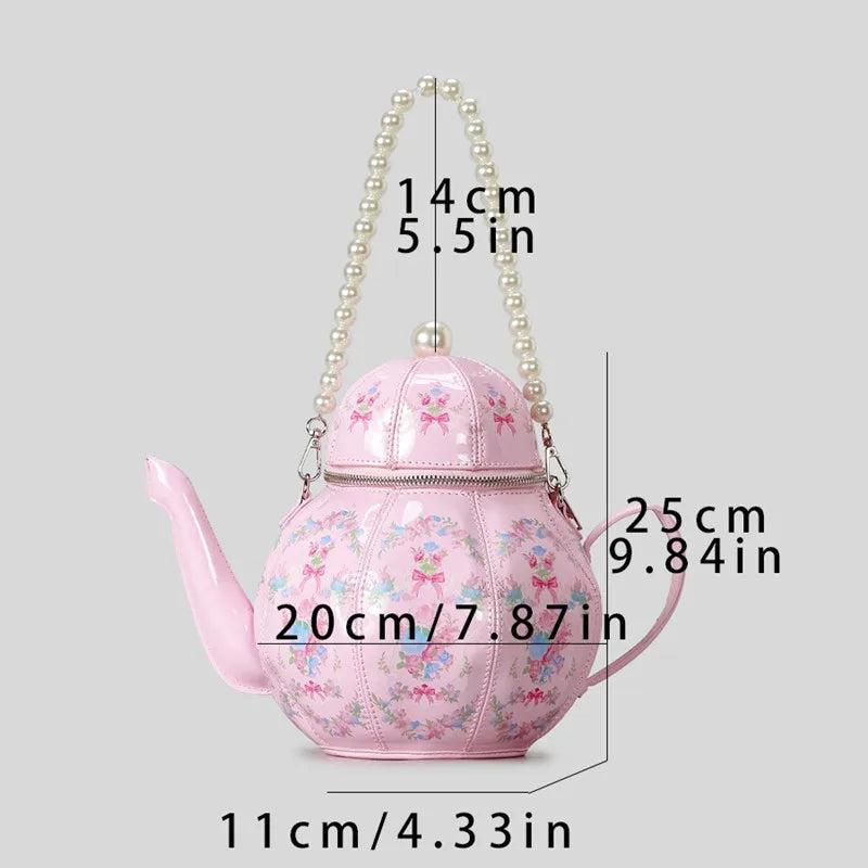 Vintage Teapot Shoulder Bag