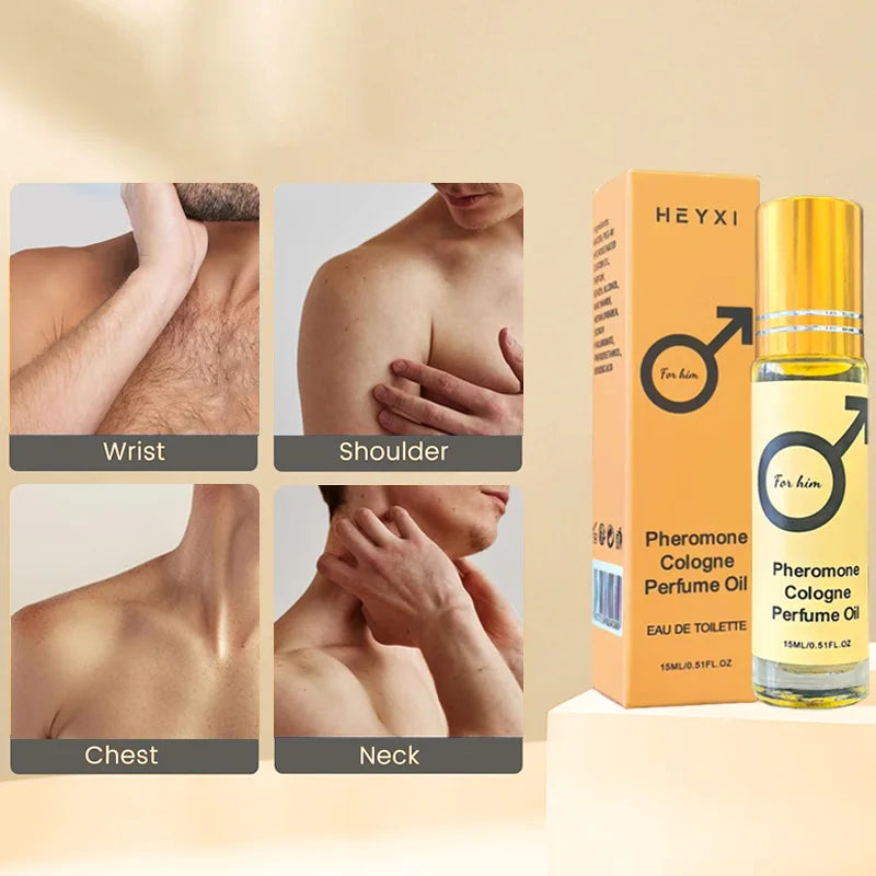 Pheromone Cologne Oil Unisex Travel 15ml
