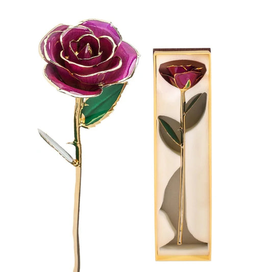 24K Gold Dipped Real Rose Eternal Gift