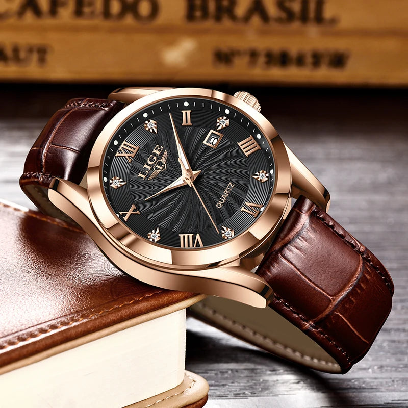 LIGE Women's Waterproof Sport Quartz Watch