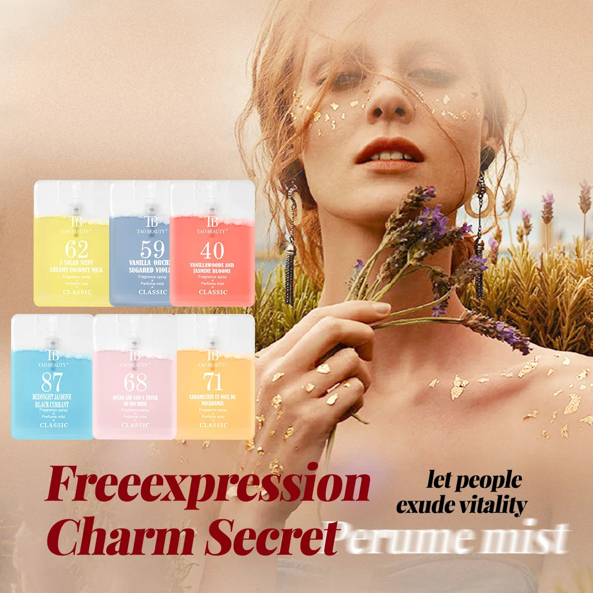 Floral Perfume Balm Alcohol-Free Travel 20ml