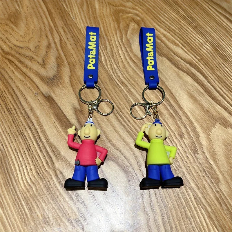 Cartoon Doll Silicone Keychain