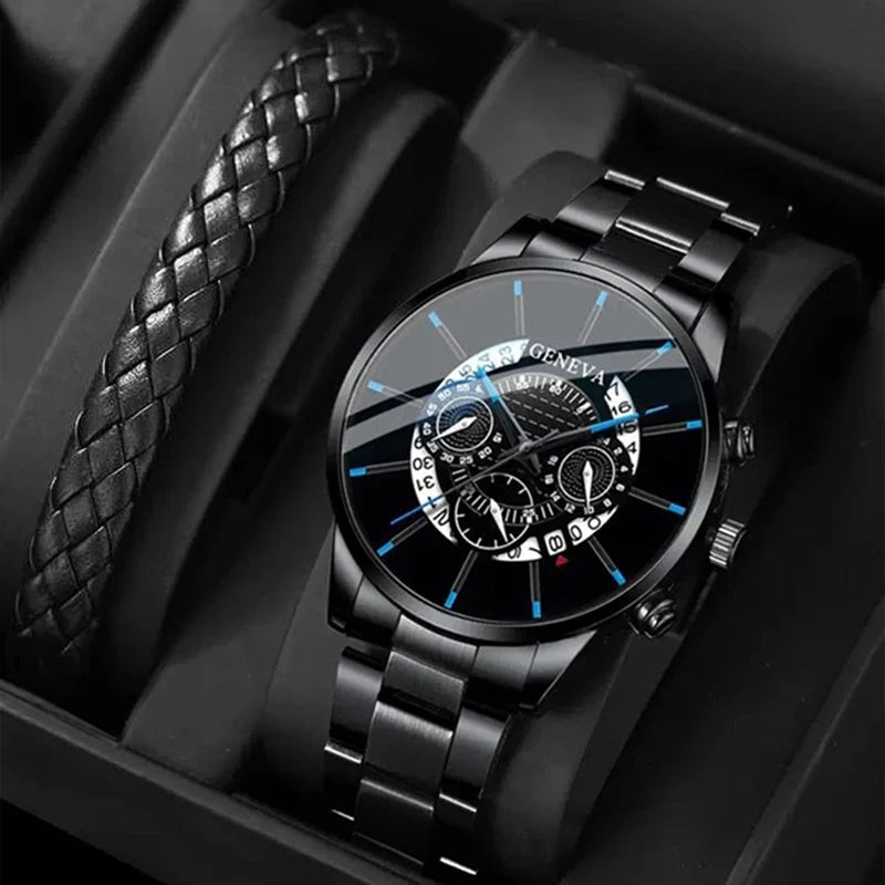 Men's Luxury Stainless Steel Quartz Watch
