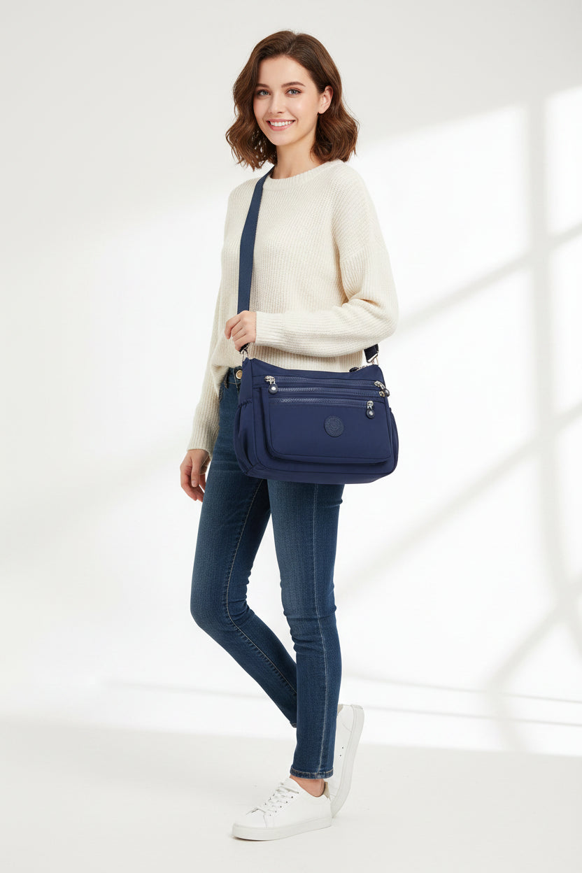 Women's Waterproof Nylon Crossbody Bag