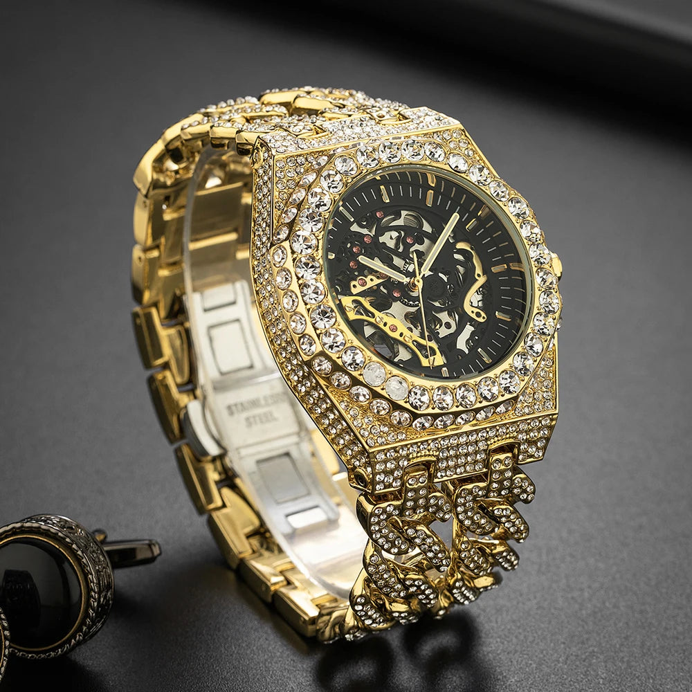Iced Diamond Mechanical Watch