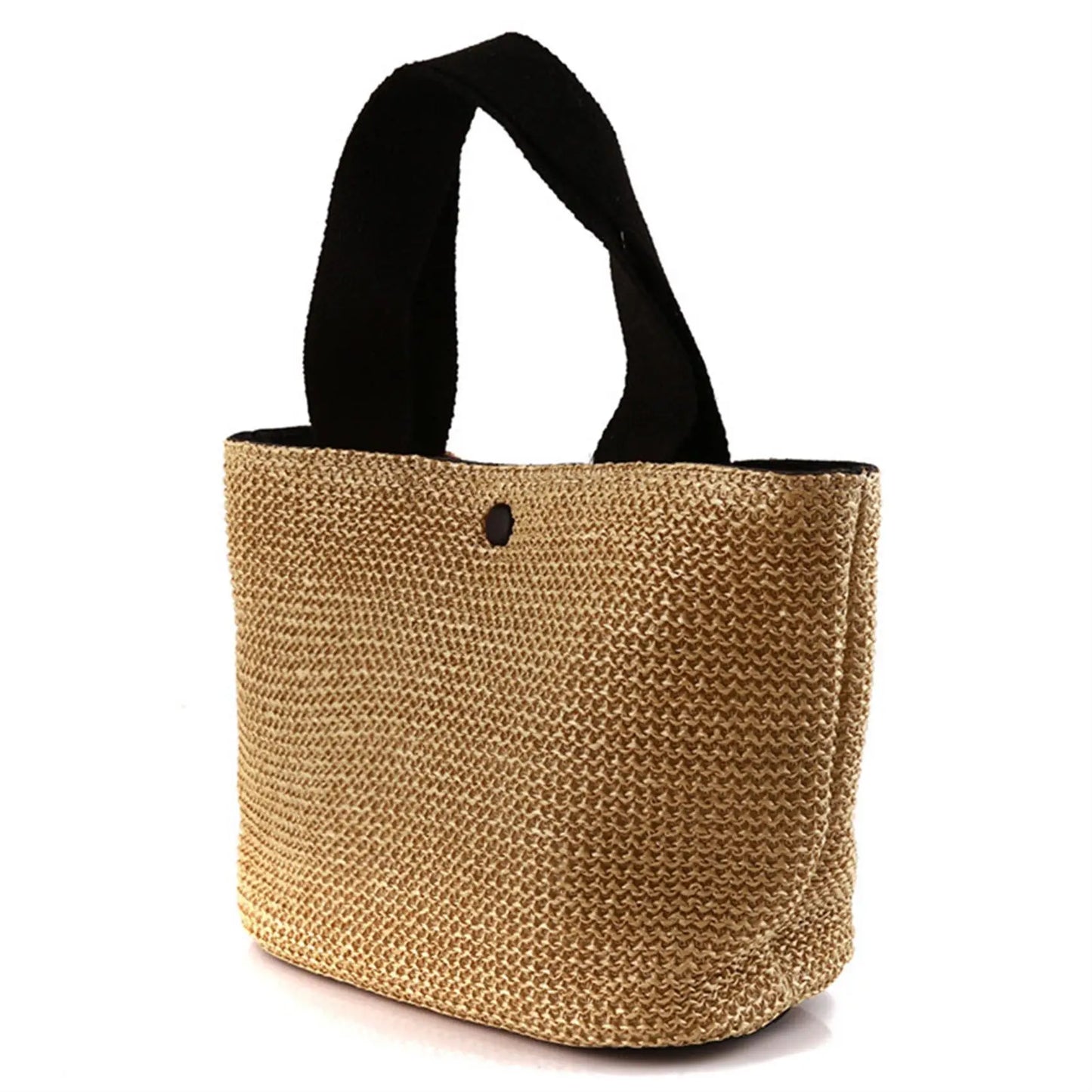 Straw Woven Beach Tote