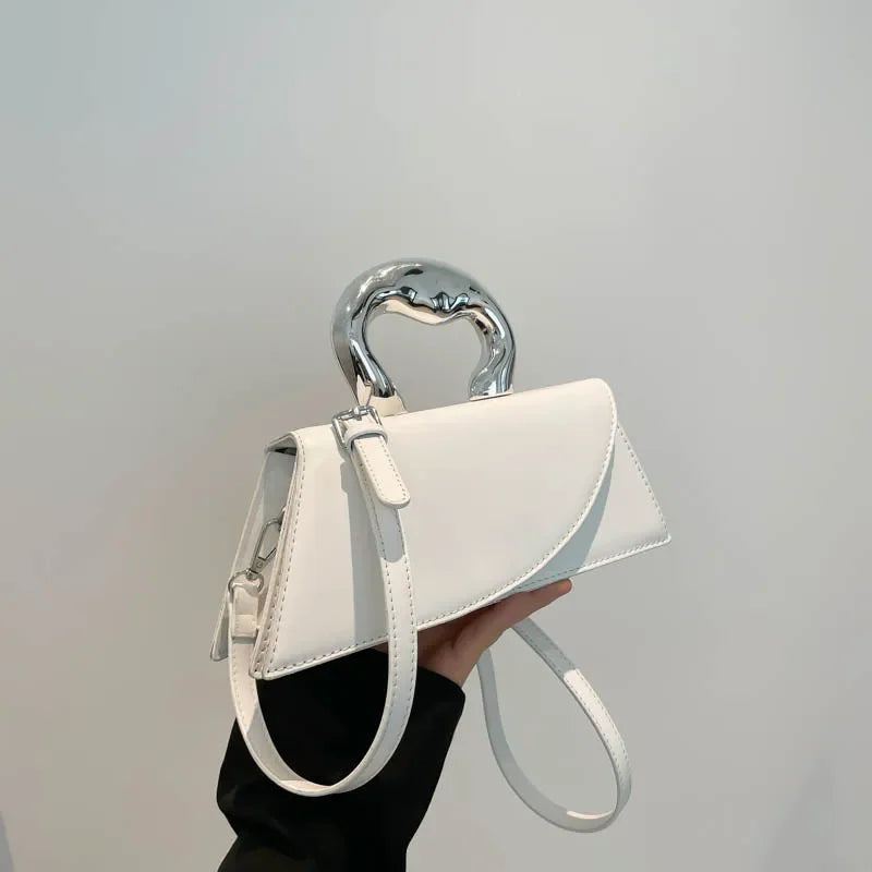 Small PU Leather Tote Bag