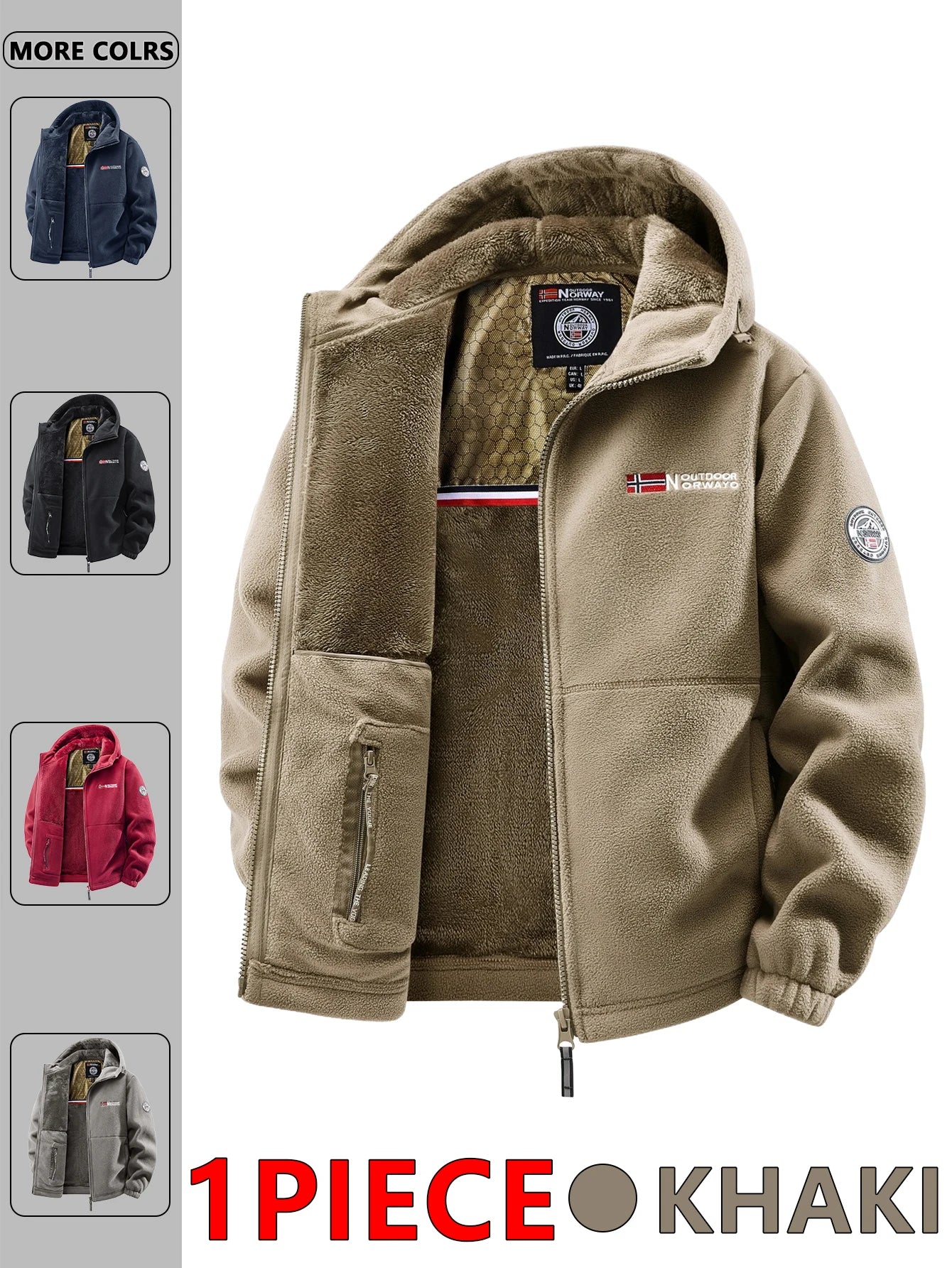 Men's Hooded Outdoor Jacket