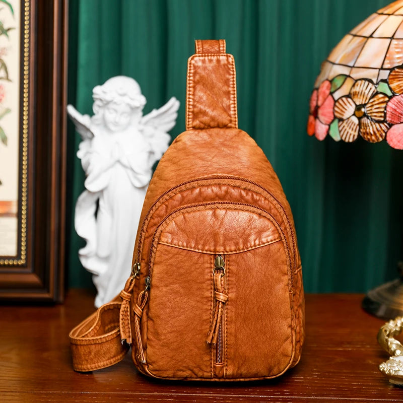 Women's PU Leather Crossbody Bag