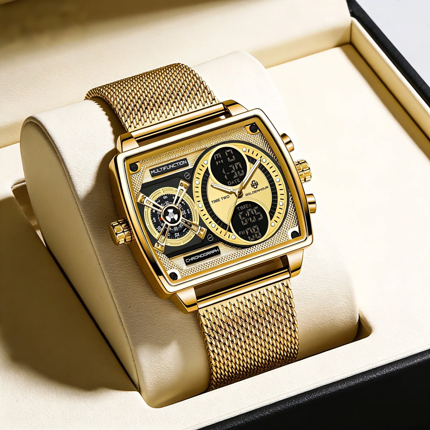 GOLDENHOUR Digital Men Watch