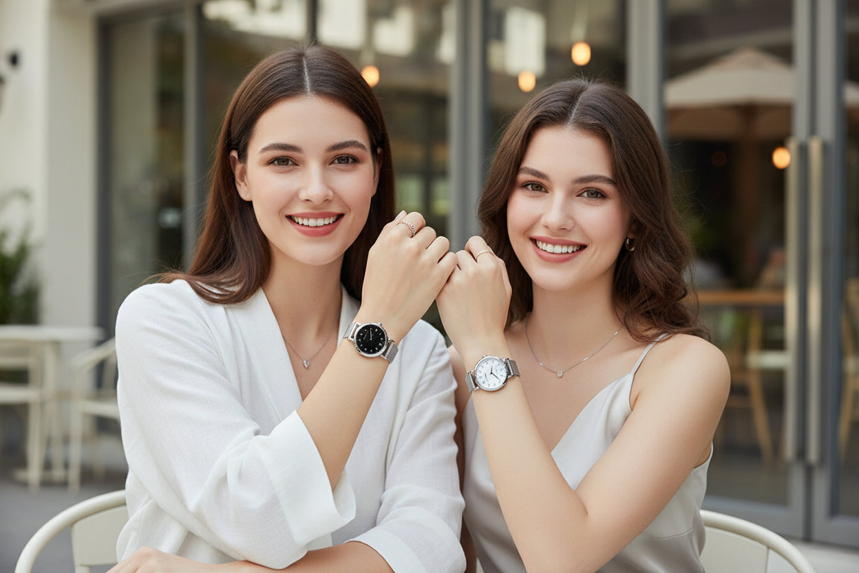 Women's Silver Bracelet Fashion Watch
