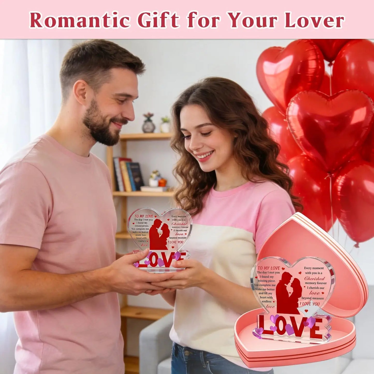 I Love You Heart Romantic Gift Valentine