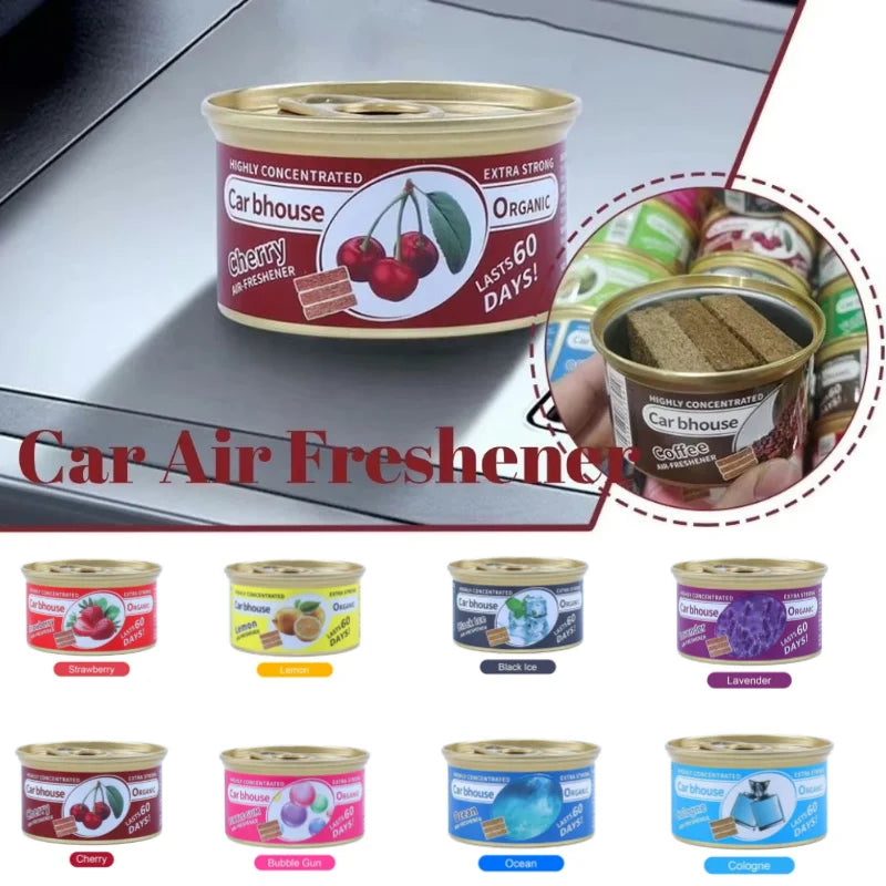 Car Air Freshener Lemon Cherry Ocean Scent