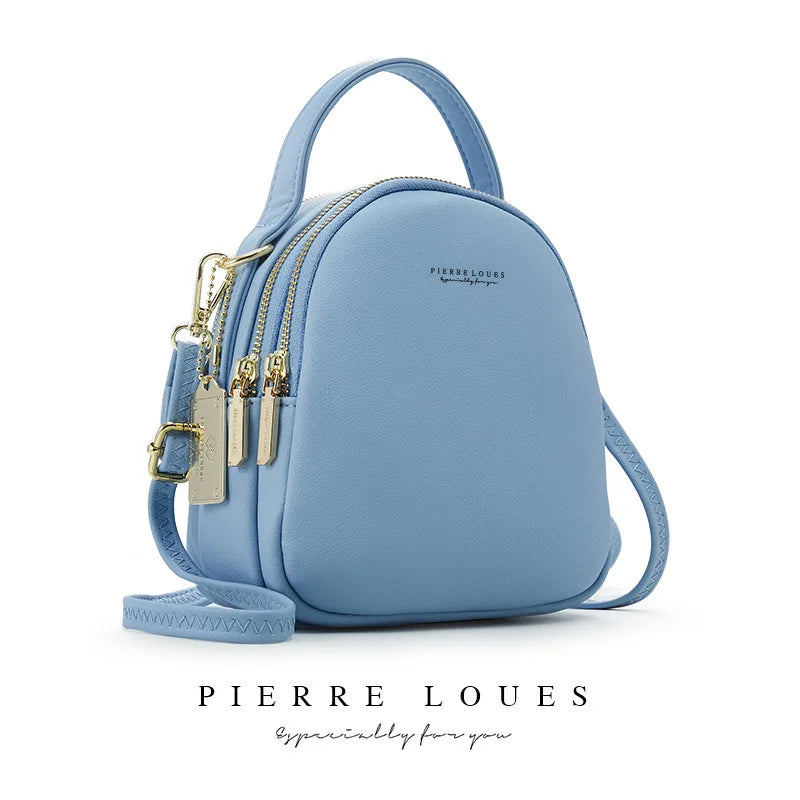 Mini Leather Backpack Shoulder