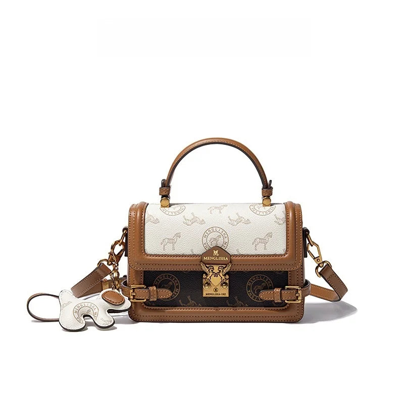 Embroidered Square Crossbody Bag