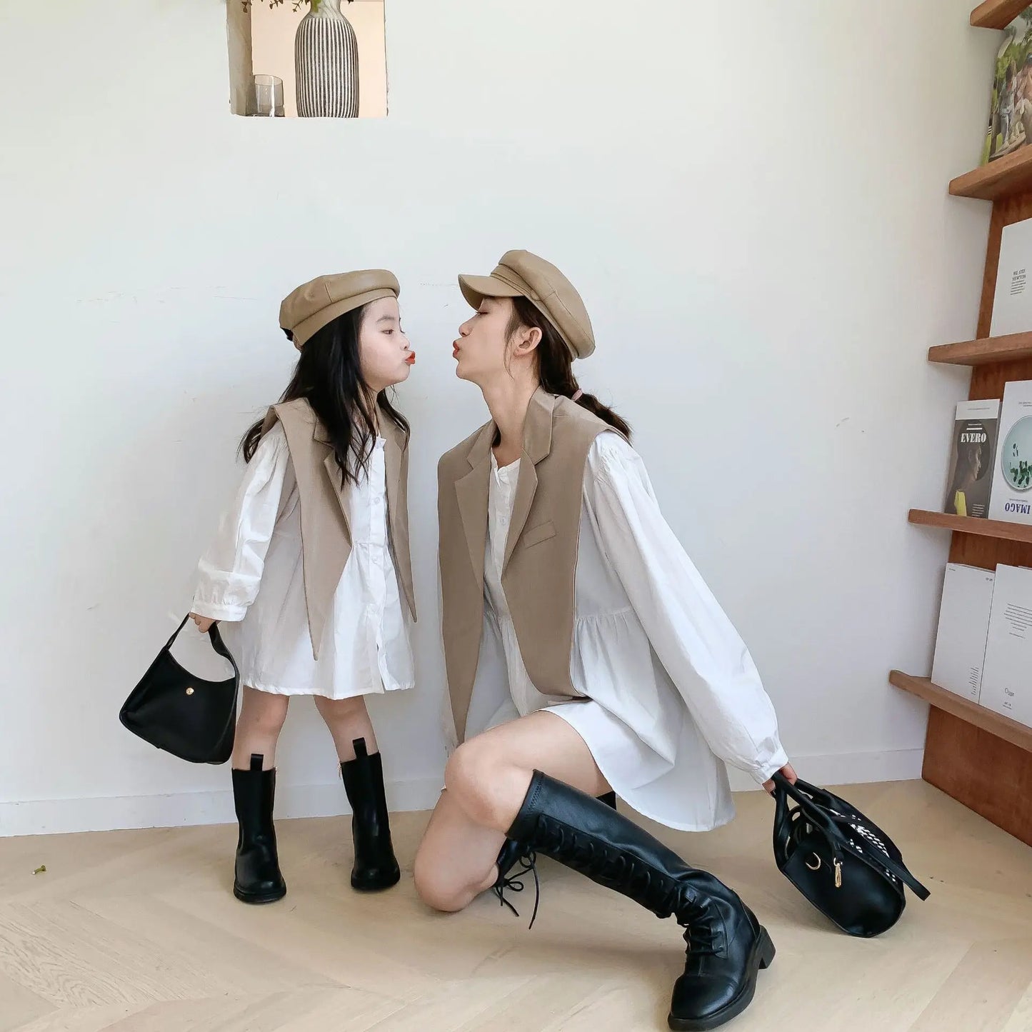Parent-Child Matching Blouse Set